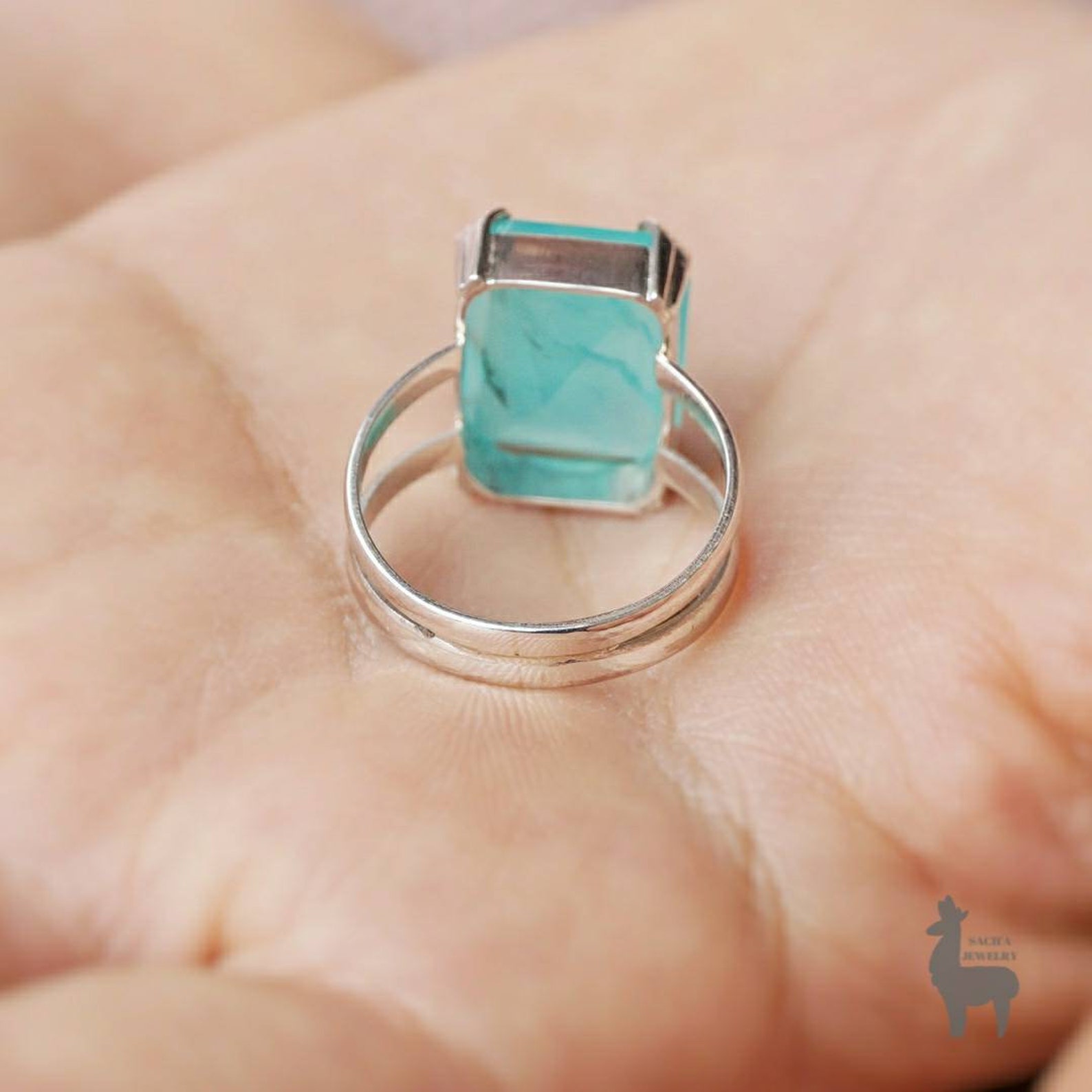 Anillo de ópalo andino AAA ópalo peruano 950 de plata - Etsy México