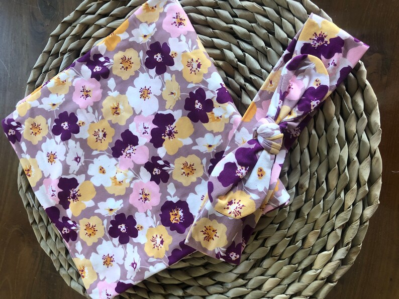 Baby Girls Organic Cotton Swaddle Set Etsy Australia
