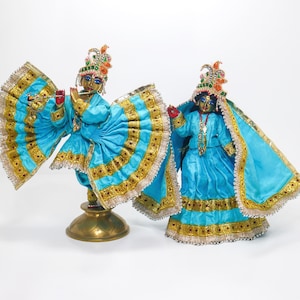 god dress design DLC Laddu Gopal Ji Dress Designer Velvet Janamashtami Dress for Thakur ji Kanha Ji Dev Vastra, 1 pc Floral Border Bal Gopal Krishna Ji God Ladoo Gopal