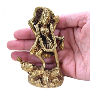 Kali Maa Statue| Hindu Gods Kali Shiva Sculpture -  4&quot;