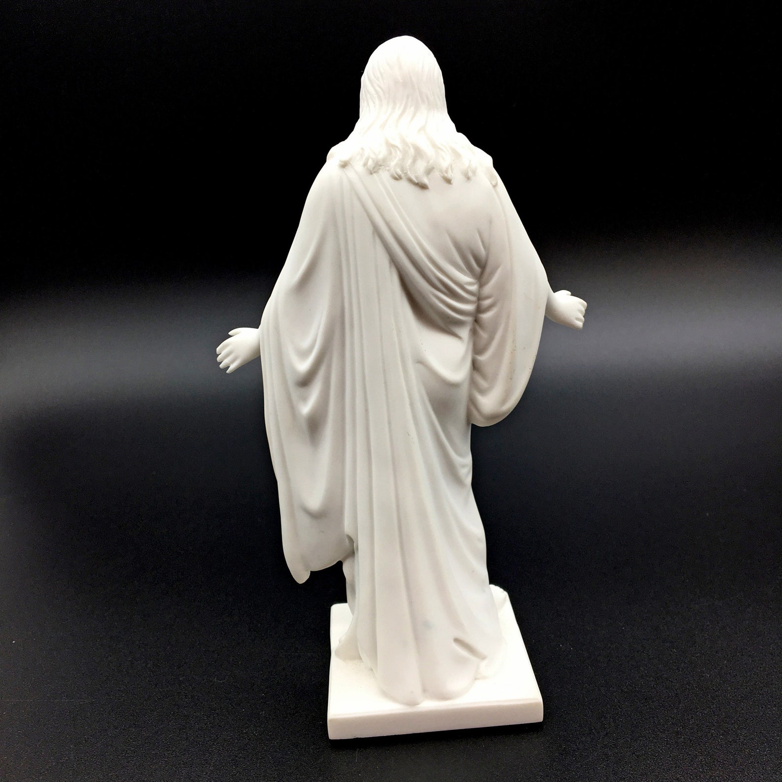 White Cultured Marble Statue Christus Jesus Figurine Statue Etsy
