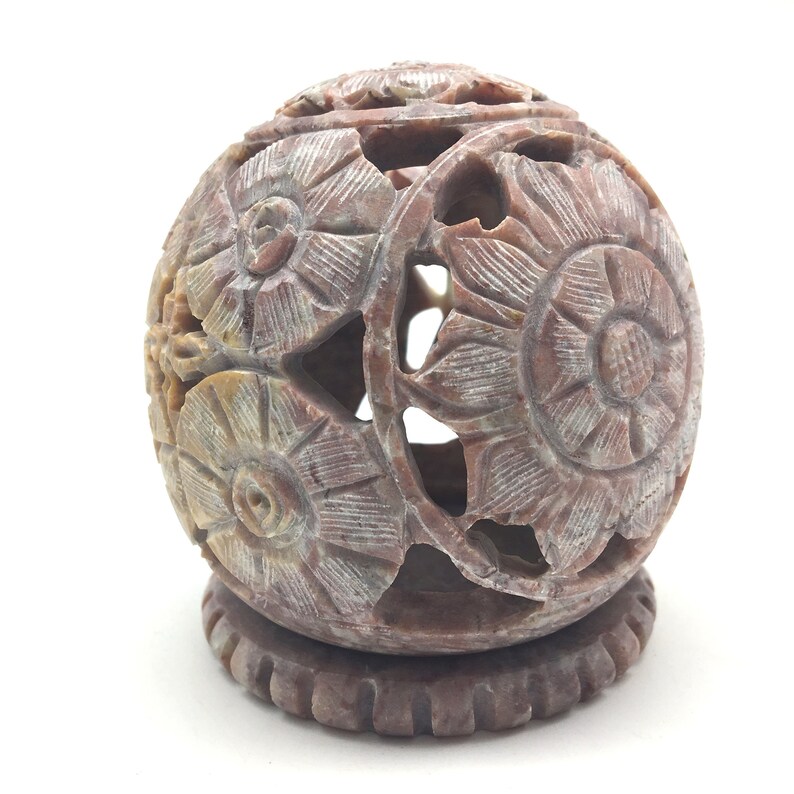 Cone Incense Burner and Candle Holder soapstone Carved Tlite Etsy