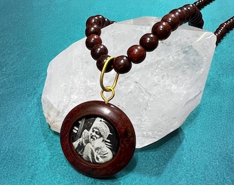 ORIGINAL OSHO Rajneeshpuram Wild Country Handmade Mala Necklace Gift - 35" Long
