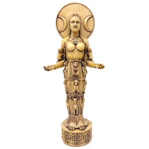 Diana Of Ephesus Statue | Fertility Prosperity Roman Goddess Resin Sculpture -  10&quot; Vintage