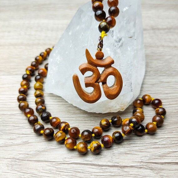 Tigers Eye Om Pendants Tigers Eye Om Pendants