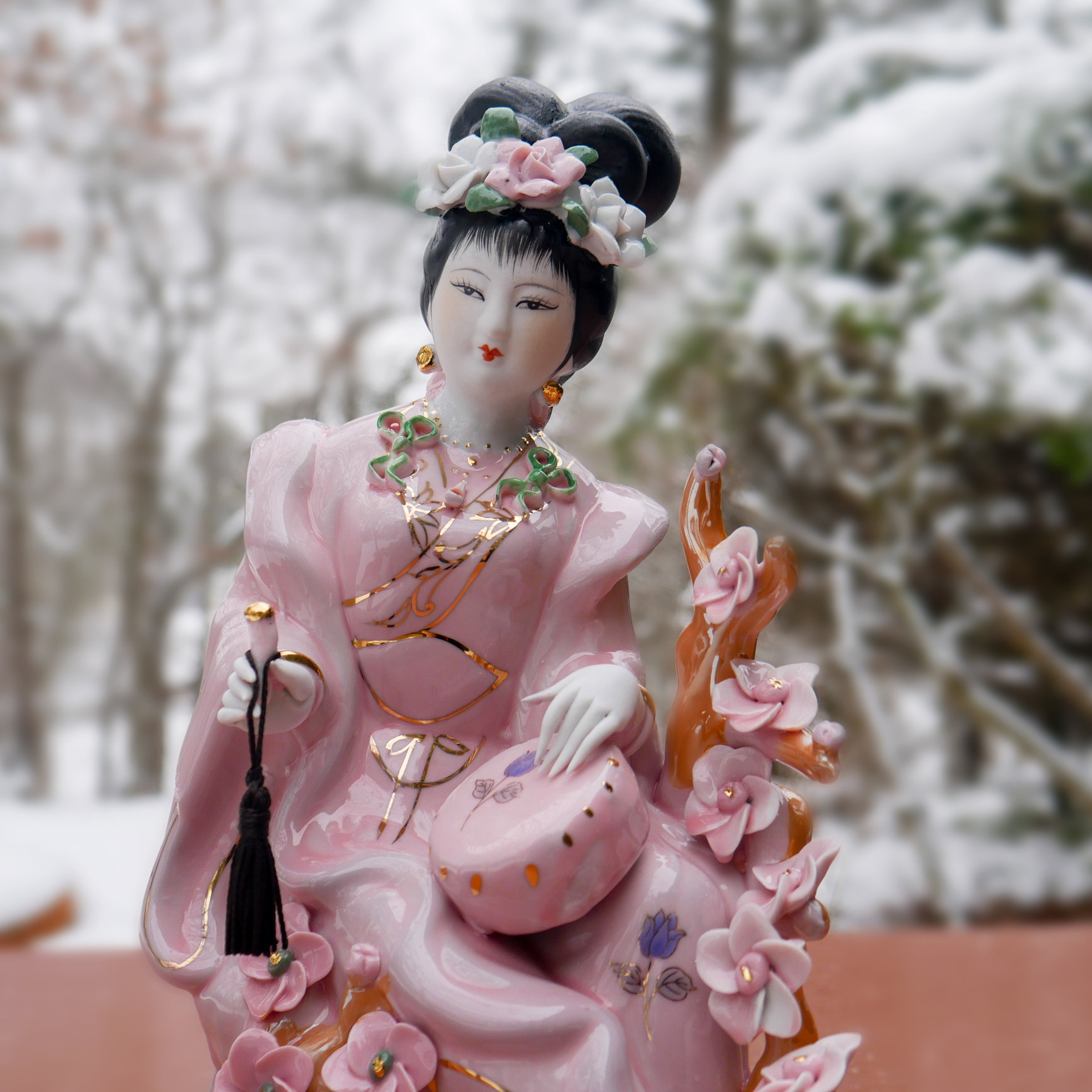 Muñecas geisha de porcelana on sale