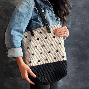 Crochet Pattern: Totes M&#39; Goats Textured Tote Bag | Digital PDF Download
