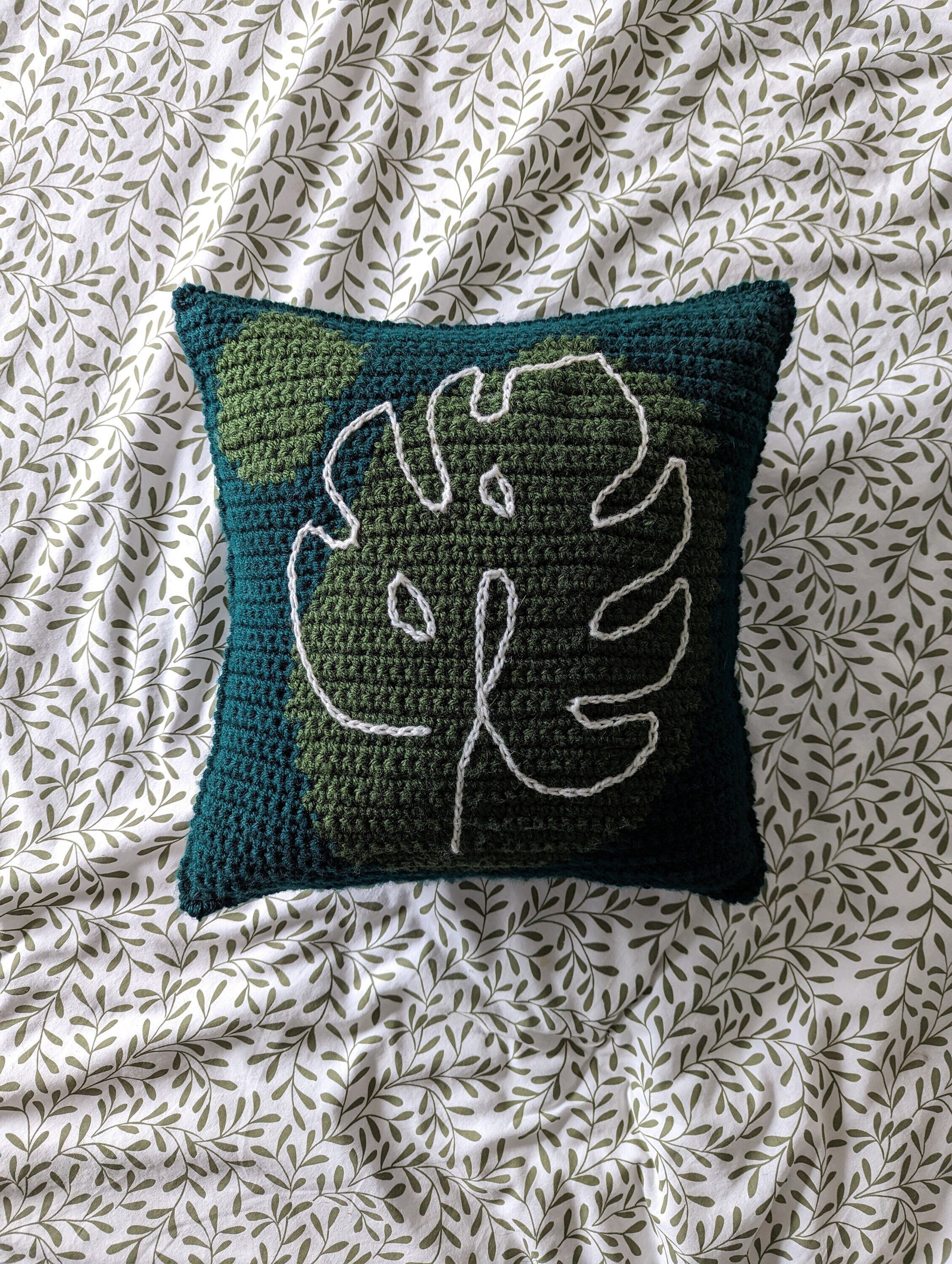 Monstera kissen - Etsy.de