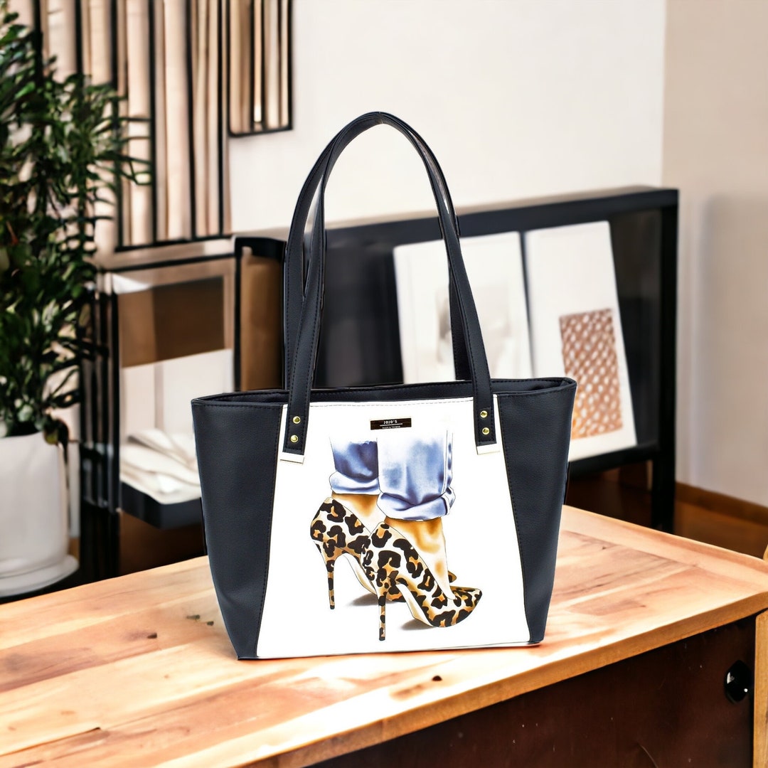 Everyday Tote Styled Purse High Heel HTV Large Bag Etsy