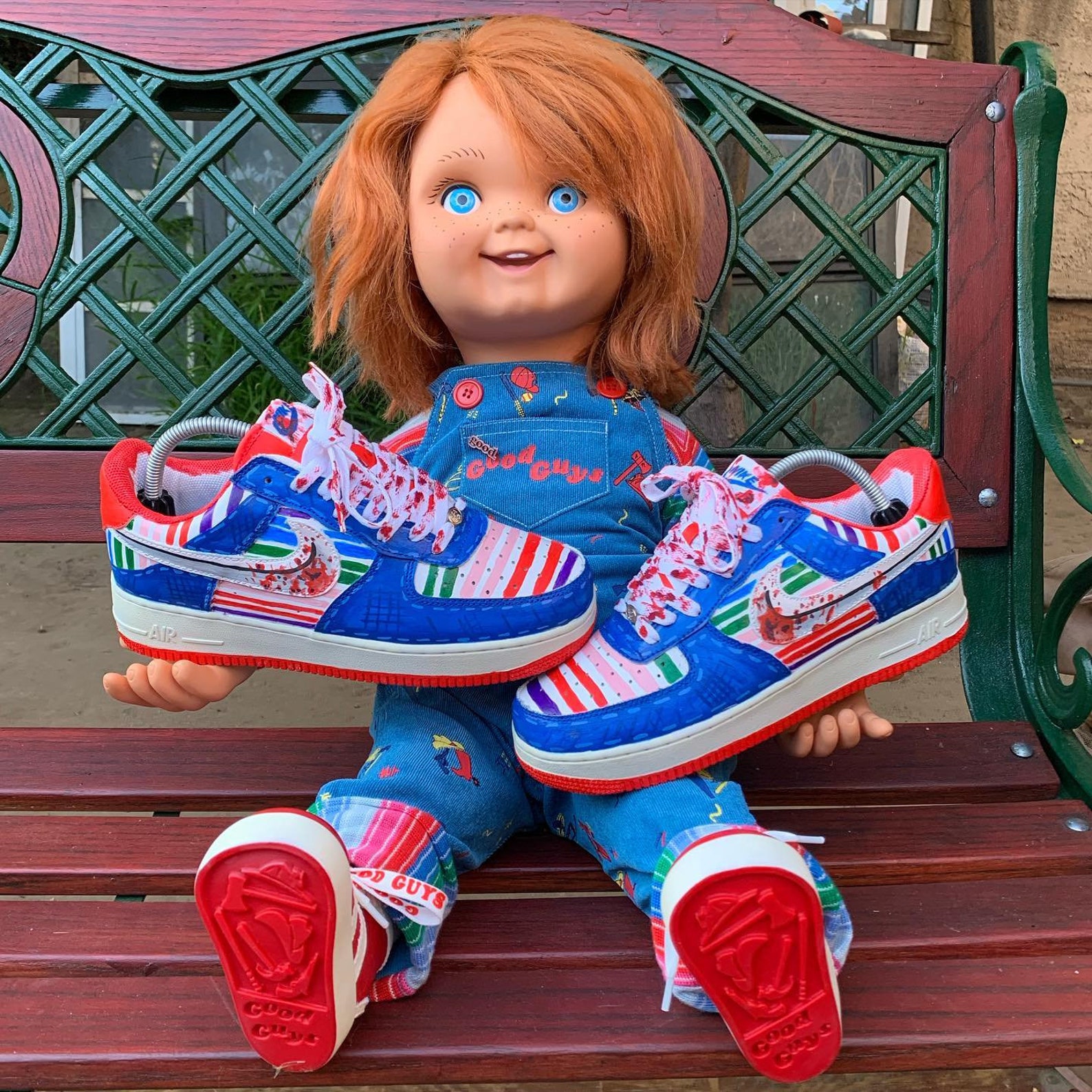 Chucky Air Force 1 Custom Sneakers Athletic Shoes Man Shoe Etsy