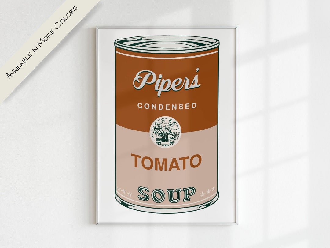 Personalized Warhol Soup Can Art Print: Custom Name Pop Art (digital ...