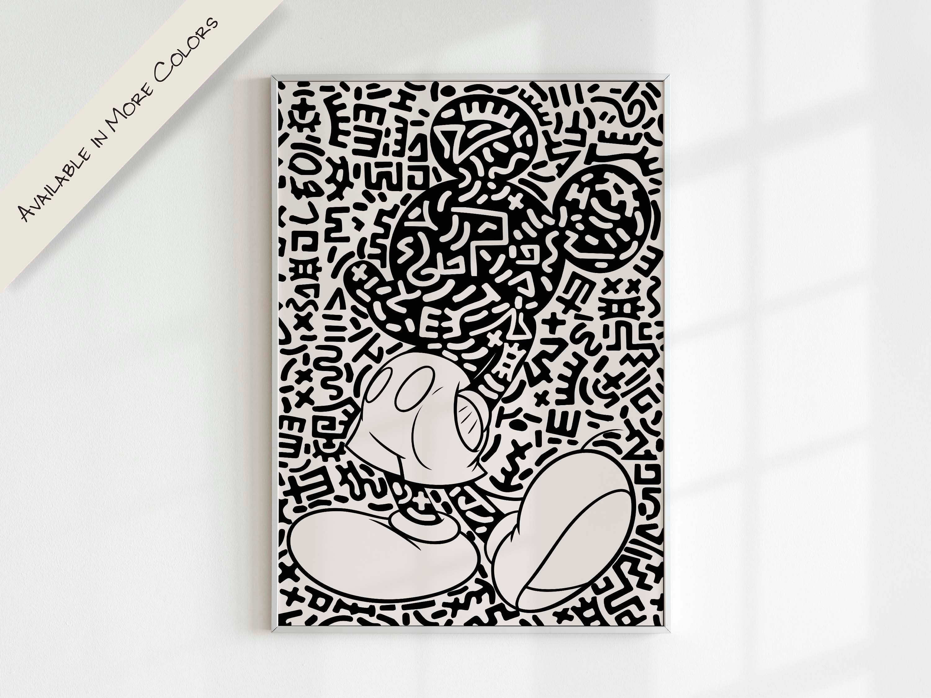 Keith Haring、No.90、希少画集画、新品額装付、状態良好 Keith Haring、Portrait of G・Jones、希少画集画（ファイル
