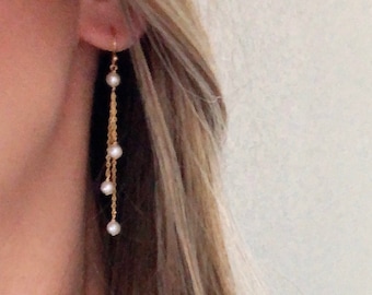 Boucles d'oreilles pendantes avec perles/Boucles d'oreilles pendantes avec perles/Boucles d'oreilles pendantes avec perles