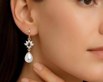 Freshwater Pearl Bridal Earrings: Statement Wedding Jewelry