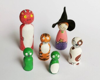 room on the broom plastic figures