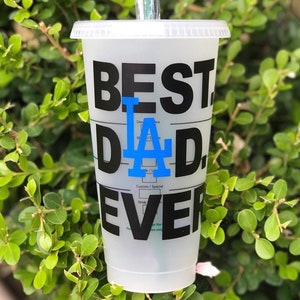 Best Dad Ever Tumbler/ Dodgers Dad
