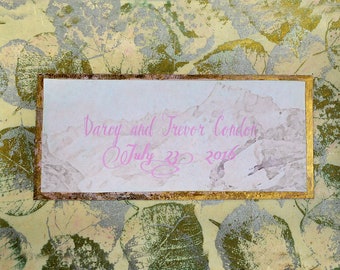 Personalized and Custom Wedding Gift Invitation Decoupage  Trays