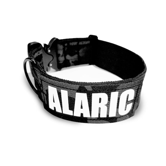 personalized tactical dog collar