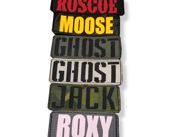 Custom 2" Patches with Hook Material for Harness or Collars