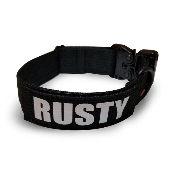 custom military dog collars