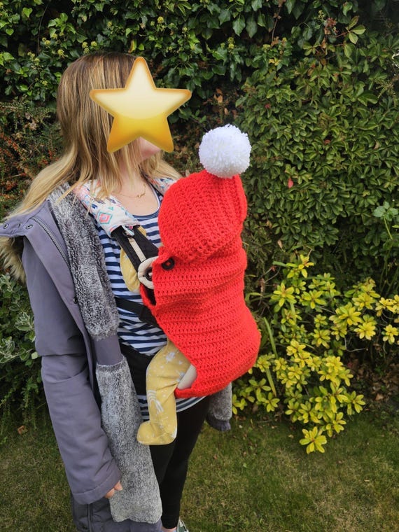 Crochet Pattern Christmas Crochet Baby Carrier Cover ergobaby Cover baby Sling Cover. Baby Gift Pattern. Instant Download. Etsy UK
