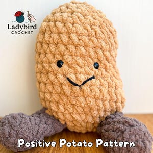 Amigurumi Positive Potato Crochet Pattern – Instant Download (PDF)