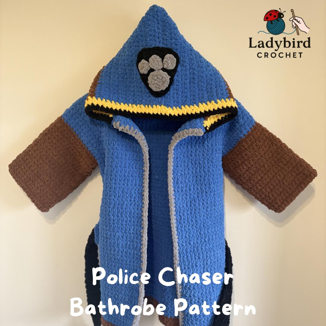 Police Chaser Robe Pattern for Baby, Toddler, Child