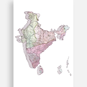 Peninsular India Map Collection