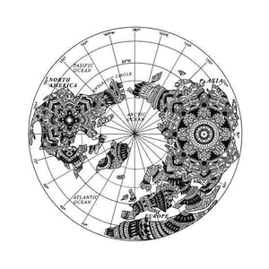 North Pole Map Collection