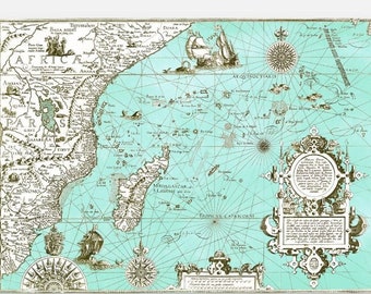 East Africa Indian Ocean Map Collection