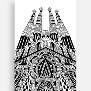 Antoni Gaudí Sagrada Familia, Spain
