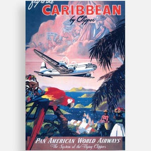 Fly to The Caribbean by Clipper Collection