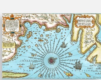 Coastal Sweden Kalmar-Stockholm Map Collection