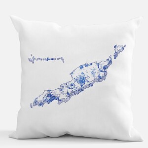 Anguilla French Toile Map Collection