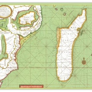 Madagascar, St. Lorenzo, Mombassa Map Collection