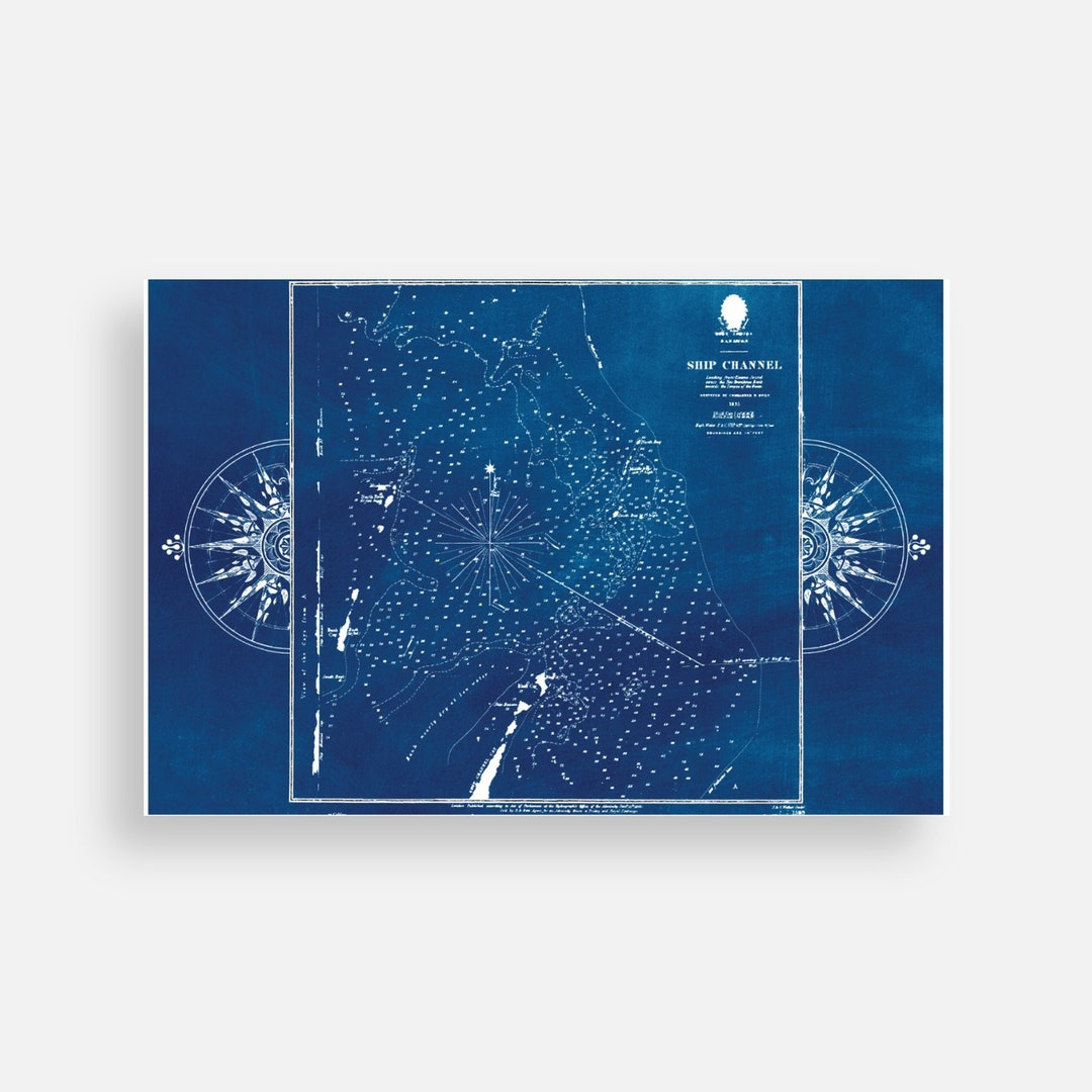 Bahamas Nautical Chart Collection Etsy