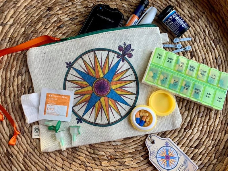 Dutch Explorer/'s Compass Travel Pouch