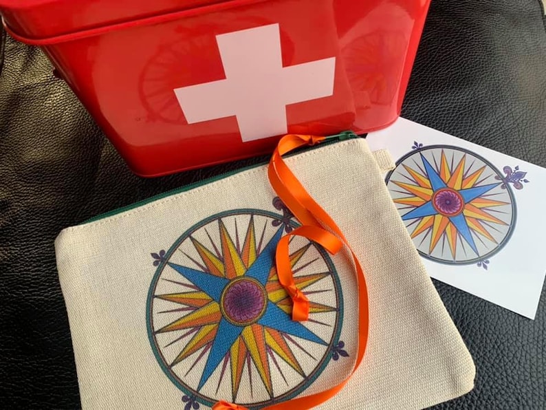 Dutch Explorer/'s Compass Travel Pouch