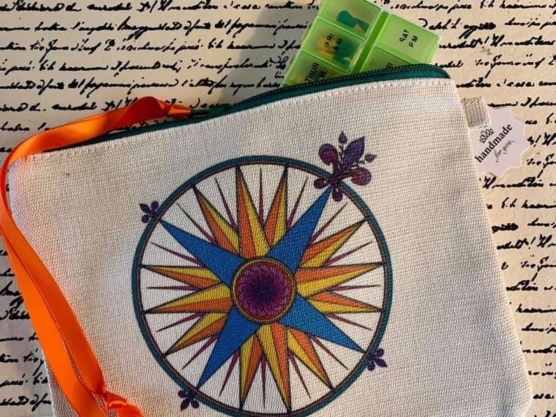 Dutch Explorer/'s Compass Travel Pouch