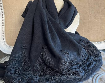XL Beaded Scarf