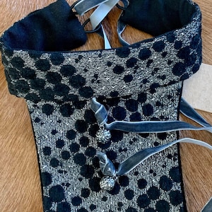 Avant-Garde Brocade Tie/Jabot
