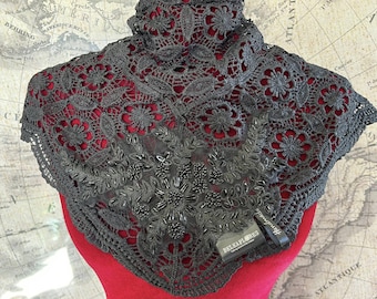 Beaded FichuTriangle Headscarf