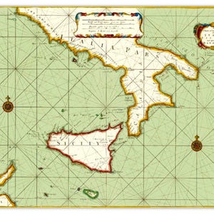 Southern Italy Map Collection