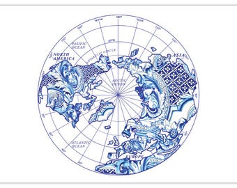 North Pole Map Collection