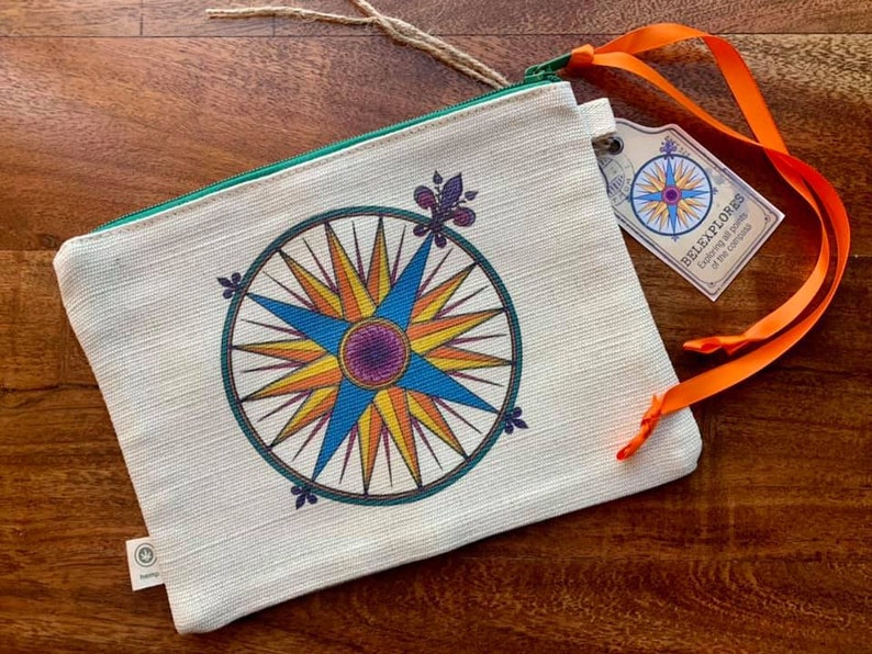 Dutch Explorer/'s Compass Travel Pouch
