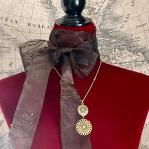 Double Layer Minimalist Skinny Scarf