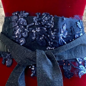 Beaded Japanese Obi Belt
