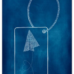 Paper Plane Luggage Tag Collection
