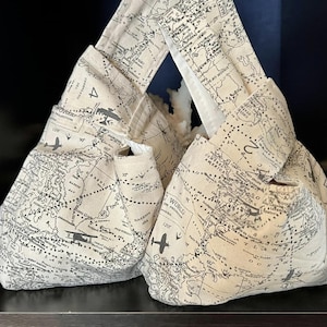 Luftfahrt Route Map Japanischer Knoten / Handgelenktasche