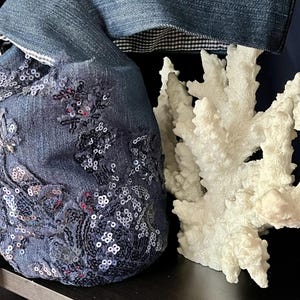 Beaded Cylinder Japanese Knot Bag
